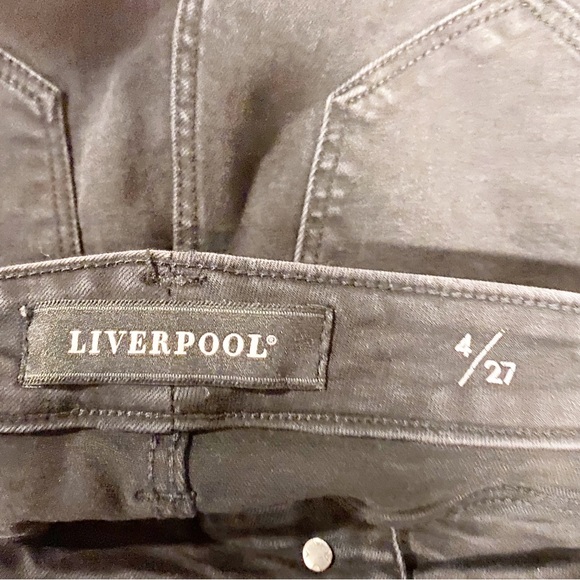 Liverpool | Penny Jeans in Carbon Wash Skinny Fit w/ Ankle Zippers Sz.4 - Picture 10 of 13
